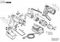 Bosch 0 601 946 681 GSR 9,6 VPE-2 Cordless Drill Driver 9.6 V / GB Spare Parts GSR9,6VPE-2